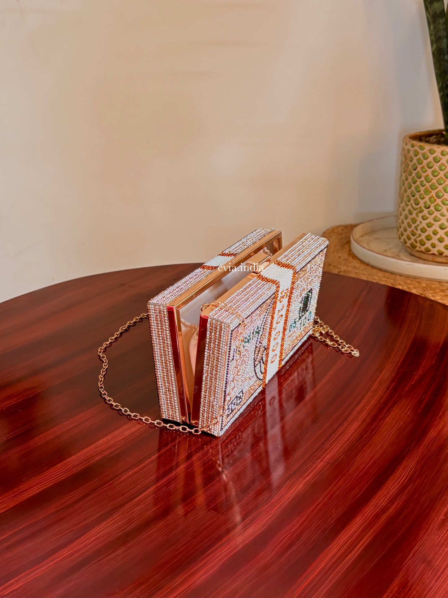 Dollar Rhinestone Clutch