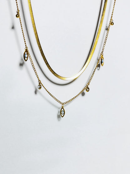 Evil-Eye Charm Necklace