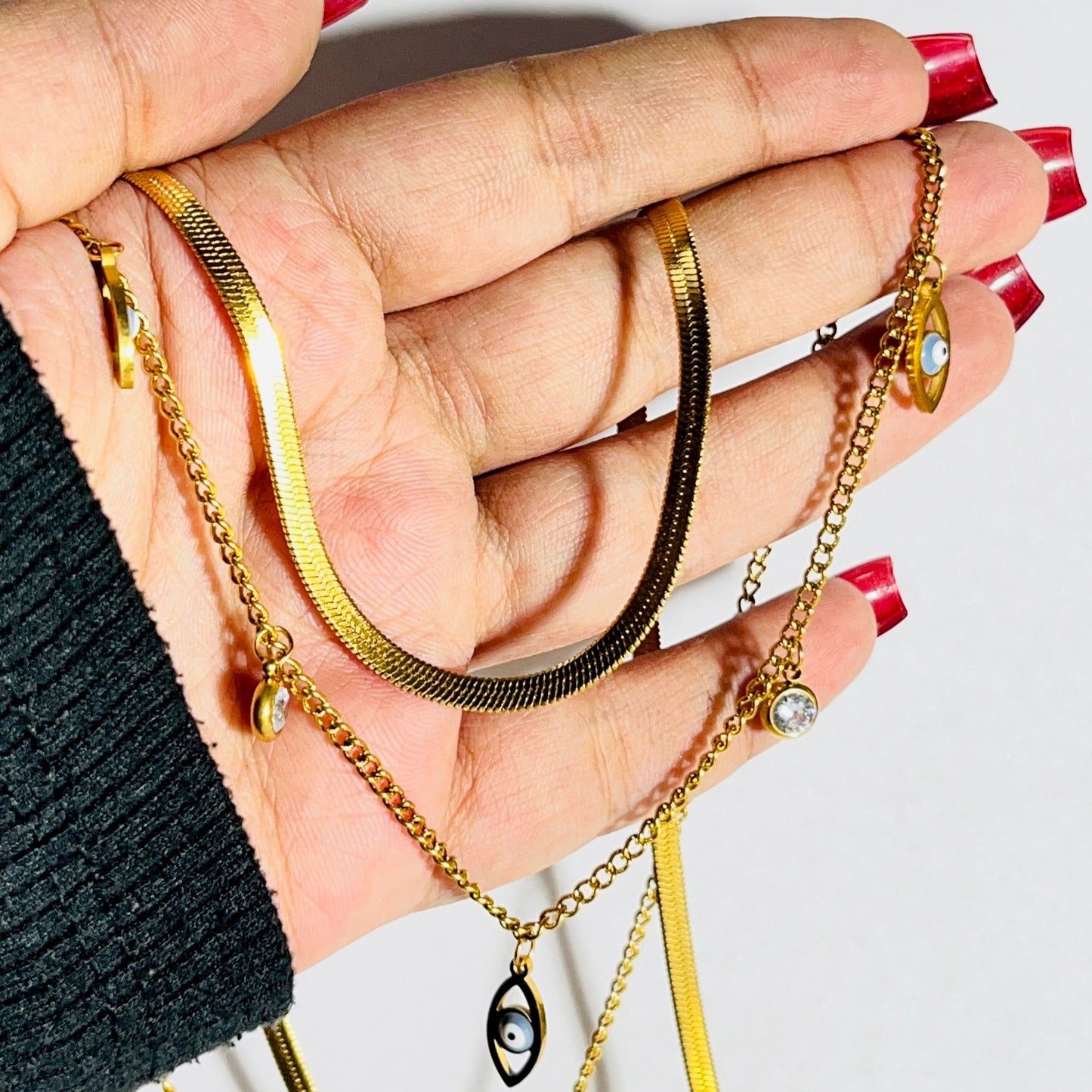 Evil-Eye Charm Necklace