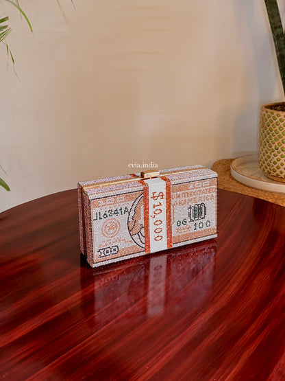 Dollar Rhinestone Clutch