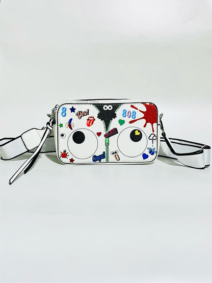 Quirky Eye Theme Cross-Body Bag