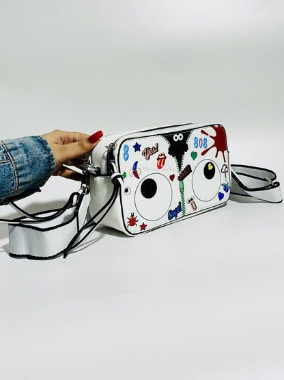 Quirky Eye Theme Cross-Body Bag