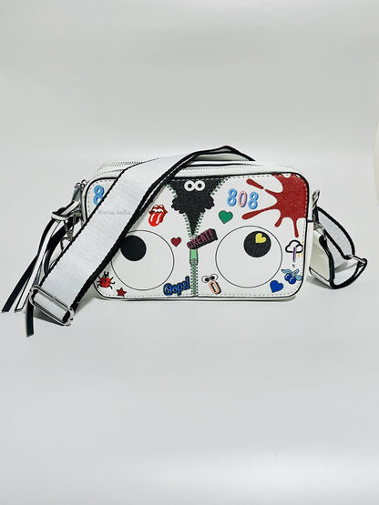 Quirky Eye Theme Cross-Body Bag